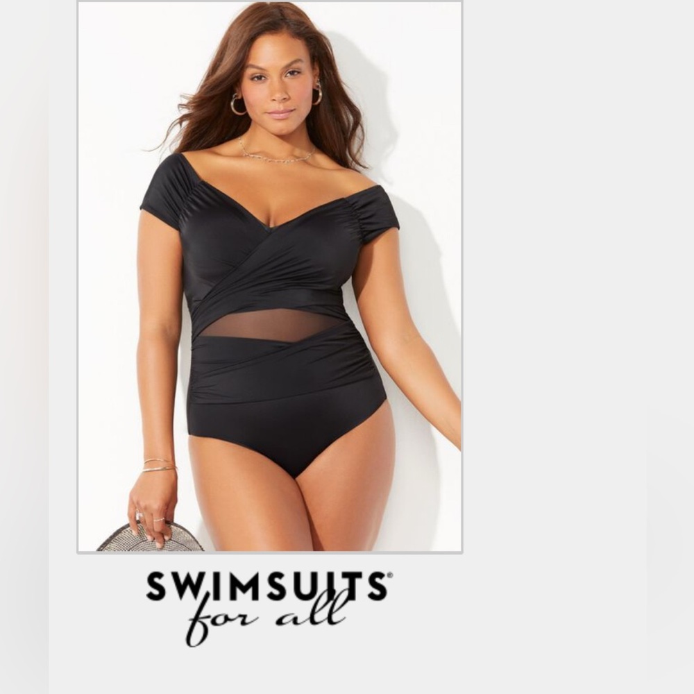 Swimsuits For All Black One Piece
